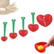 thumbnail image 2 of Juegos de cuchara medidora y separador de huevos Mon Cherry - Juego 2 en 1 con 4 cucharas medidoras y 1 separador de yema de huevo - Taza medidora sin Bpa y lavavajillas, 2 of 5