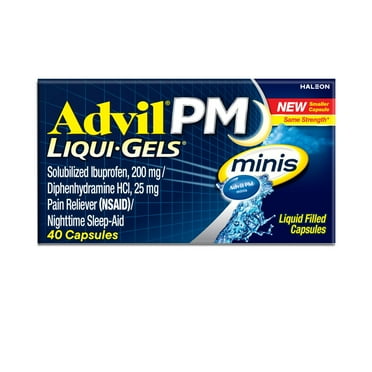 Advil PM Liqui-Gels Minis, 40 Liquid Filled Capsules