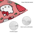 thumbnail image 3 of Hello Kitty Pillow Cover, Square Throw Pillow Cases For Couch Sofa Bed Living Room,Home Decorative, 24"X24", 3 of 9