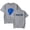 Grey, variant on Joshua Slone Thinking Too Much T-Shirt Round Neck Short Sleeved Shirt Fashion Printed Top