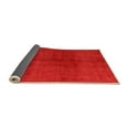 thumbnail image 2 of Ahgly Company Indoor Rectangle Abstract Orange Modern Area Rugs, 6' x 9', 2 of 4