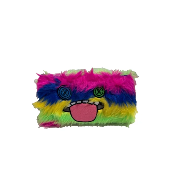 Fuggler, Furry Pencil Case - Multicolour , 8" x 1" x 4.25"