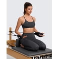 thumbnail image 4 of CRZ YOGA Butterlift Double Lined V Back Sports Bras for Women Spaghetti Strap Wireless Yoga Top Non Padded, 4 of 6