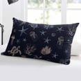 thumbnail image 5 of Navy Blue Coastal Throw Pillow Covers, Nautical Summer Beach Sea Turtle Starfish Soft Breathable Pillow Cases with Zipper for Sleeping, Body Pillowcases for Couch Bed Sofa Chair 24x36 Inches, 5 of 6
