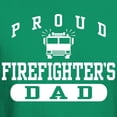 thumbnail image 3 of CafePress - Proud Firefighter's Dad Dark T Shirt - Men's Classic Graphic Cotton T-Shirt, 3 of 4