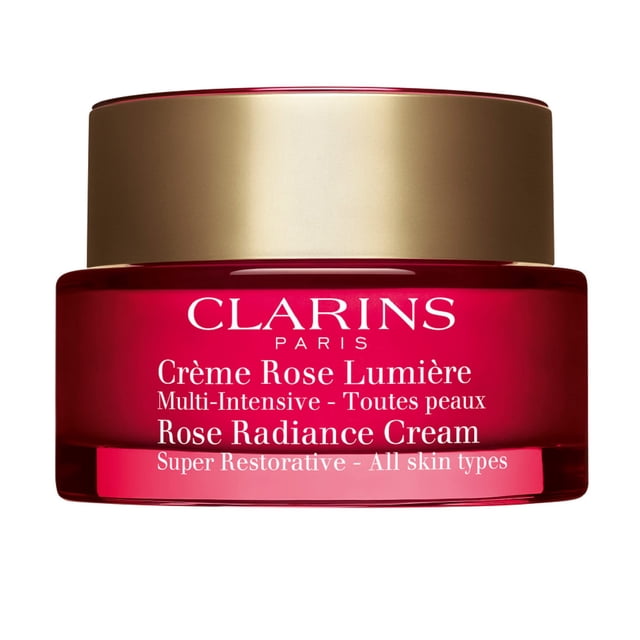 Crema Clarins Multiintensiva Rose Radiance, 50 ml, antiarrugas