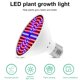 thumbnail image 4 of Cultivar luz E27 sala de estar interior sótano planta de alta potencia en crecimiento azul rojo lámpara de espectro IP42 impermeable 85-265V plántulas 126 cuentas kenally HA011807-01, 4 of 7