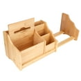 thumbnail image 1 of Caja De Almacenamiento, Estante De Madera Con Soporte Estacionario, Caja De Pañuelos, Estante De Libros Extensible Para Oficina En Casa, 1 of 7