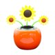 thumbnail image 1 of Juguete de girasol danzante solar para salpicadero de coche, adorno con forma de flor y luces G9A8, 1 of 7