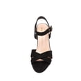 thumbnail image 3 of Sandalia DREAM PAIRS ICE-1 Tacones Anchos Negro Gamuza 8 cm, 3 of 6