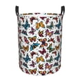 thumbnail image 6 of Lsque Cute Butterfly pattern Laundry Hamper Basket, Tall Woven Rope Hamper Basket for Clothes, Lightweight Storage Basket, Collapsible Waterproof-Medium, 6 of 8