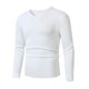 thumbnail image 5 of Blusas y camisas de manga larga con cuello en V para hombre, suéter informal de color liso con cuello en V, suéter grueso de manga larga, blusa acrílica para hombre, 5 of 9