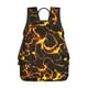 thumbnail image 1 of Disketp Orange Lightning Mochila Ligera e Impermeable, Mochila de Día Resistente para Viajes, Senderismo y Uso Diario para Hombre y Mujer, 1 of 7
