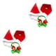 thumbnail image 3 of Greeniant Conjunto de bufanda con campana de sombrero de Papá Noel, disfraces de Navidad para mascotas, accesorio divertido conmemorativo para L 2Conjunto, 3 of 6