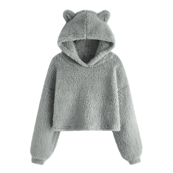 Splozh Cotton Hoodies for Boys Toddler Girls Graphic Hoodies Long Sleeve Print Pullover Hooded Sweatshirt Cute Casual Tops for Girl Grey,7-8 Years