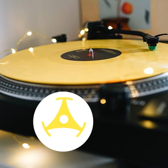 Minkissy Professional Design Triangle Record Adapter for Vinyl Record Player Home Use