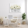 thumbnail image 2 of Stupell Industries White Roses Blooming Country Rustic Candle Jars Graphic Art Gallery Wrapped Canvas Print Wall Art, Design by Lettered and Lined, 2 of 7
