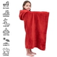 thumbnail image 4 of Towel Hiturbo Kids - Forro polar con capucha (127 x 76 cm), color rojo, 4 of 7