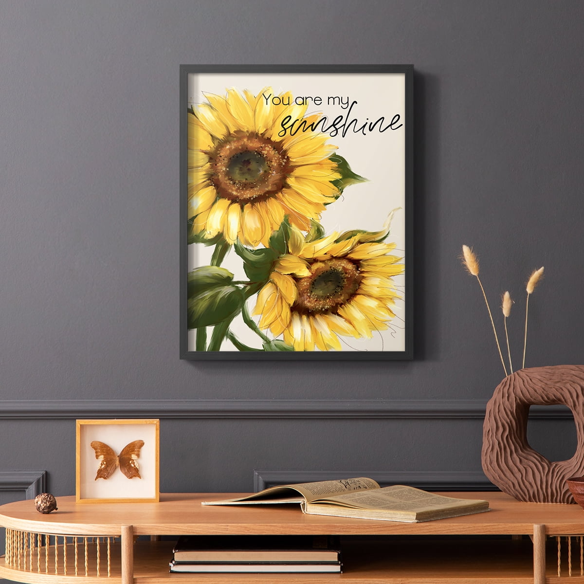 You Are My Sunshine Framed Print - Solid Wood in Single Picture Frame Solid Wood 2 Framed Print