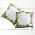 thumbnail image 6 of Ambesonne Christmas Throw Pillow Cover 2 Pack, Fir Vibrant, 20", Multicolor, 6 of 7