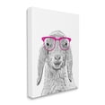thumbnail image 3 of Stupell Industries Farmhouse Sheep Pink Glasses Animals & Insects Painting Gallery Wrapped Canvas Print Wall Art, 3 of 5