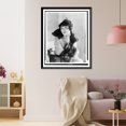 thumbnail image 3 of Historic Framed Print, [Pola Negri, three-quarter length portrait, facing left], 17-7/8" x 21-7/8", 3 of 9