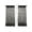 Grey, variant on Green Geometric Sheer Curtains 63 Inch Length 2 Panels Set, Ombre Modern Abstract Art Voile Window Treatment Rod Pocket Curtains Sheers Drapes for Bedroom/Living Room/Kitchen 52x"63"x2