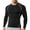 Dark Green_009, variant on Men's Compression Shirt Lightweight Quick Dry Stretch Long Sleeve Athletic Tops for Training, Running and Workout Fluorescent Green XL