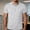 White, variant on Klisyaur Mens Classic T Shirts Short Sleeve Button Collared Summer Vacation Beach Tops Lightweight Fashion Clothes
