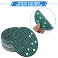 thumbnail image 3 of 50pcs Sanding Discs 6 Inch 15 Hole 240 Grit Hook and Loop Sandpaper Universal for Automotive Repair Blue, 3 of 7