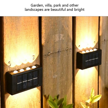

Alextreme 2Pcs Solar Light Decorative Lamp Lower Power Energy Saving Outdoor Lantern for Courtyard Garden Wall(White Light)