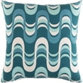 thumbnail image 2 of Artistic Weavers Trudy Wave 18" x 18" Pillow (with Down Fill), 2 of 2