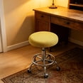 thumbnail image 6 of Dongrere Round Bar Stool Cover, Solid Color Stool Seat Cover, Elastic Chair Pad Cover for Bar Kitchen Living Room Decor, Yellow, 6 of 6