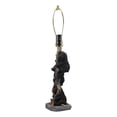 thumbnail image 3 of Ebros Helping Hand Whimsical Black Bear Cubs Climbing Tree Table Lamp Statue with Burlap Shade 24"High Wildlife Rustic Cabin Lodge Decor Forest Bears Family Desktop Lamps, 3 of 6