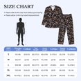 thumbnail image 3 of KLL Daisies Flowers Sleepwear Mens Flannel Pajamas,Long Cotton Pj Set, 3 of 7