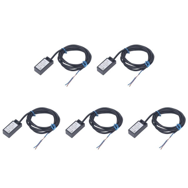 5 sensores de interruptor magnético de 2 cables, normalmente abiertos, ABS, sensor de proximidad CC CA 5-200 V