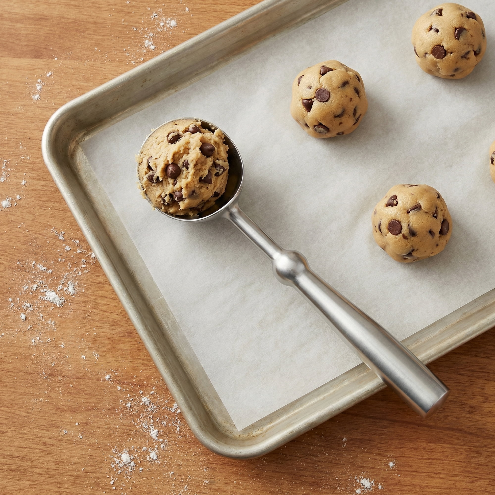 Unique Bargains Stainless Steel Ice Cream Scoop for Easy Release Silver