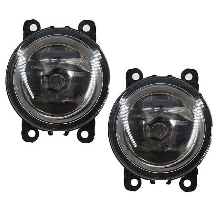 Genrics For 2015-2018 Jeep Renegade Fog Light Driving Lamp w/Light Bulbs Clear Lens Pair