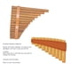 thumbnail image 3 of Instrumento De Flauta De Pan, Tubo De Bambú Profesional, Instrumento De Viento De Madera Con 15 Tubos, Diseño De Llave G Para Puesta En Escena, 3 of 7