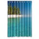 thumbnail image 1 of ABPHQTO Cortina de ducha de agua cristalina de playa blanca tropical Cortina de ducha impermeable 120x180 cm, 1 of 2