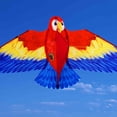 thumbnail image 3 of A Kidss Kite With String 3D Parrot Bird Kite For Outdoor Beach Park Flying Toy Easy To Fly Lightweight Polyester Material Includes 50M String For Kids Family Fun, 3 of 5