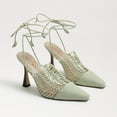 thumbnail image 5 of Sam Edelman Trinity Pistachio Tie Up Womens Pumps Ankle Strap High Heel Sandals (PISTACHIO, 10.5), 5 of 7