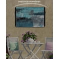 thumbnail image 6 of Outdoor TV Cover 48 to 50 Inch Weatherproof, Blue Black Grey Waterproof TV Screen Protector for Outside Decor with Zipper and Pocket 48"L x 30"H , Abstract Paint Texture, 6 of 7