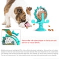 thumbnail image 4 of Alimentador Lento de Gato, Alimentos Redondos de Gato trata la Interactiva del Juguete del Dispensador Promueve la Forma del Molino de Viento de Estimulación Mental para Cachorros, 4 of 7