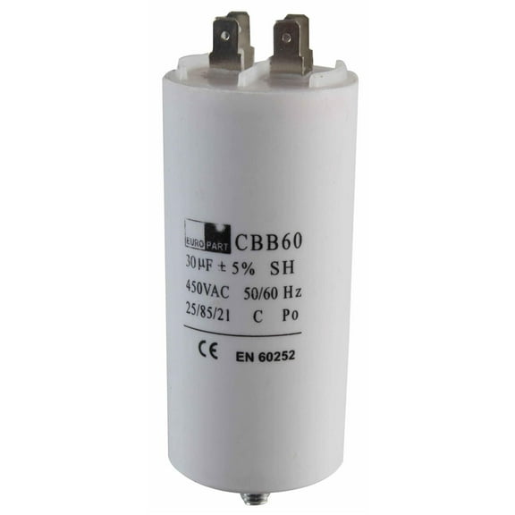 EUROPART - Universal Capacitor 30uF / 30MFD 450V AC