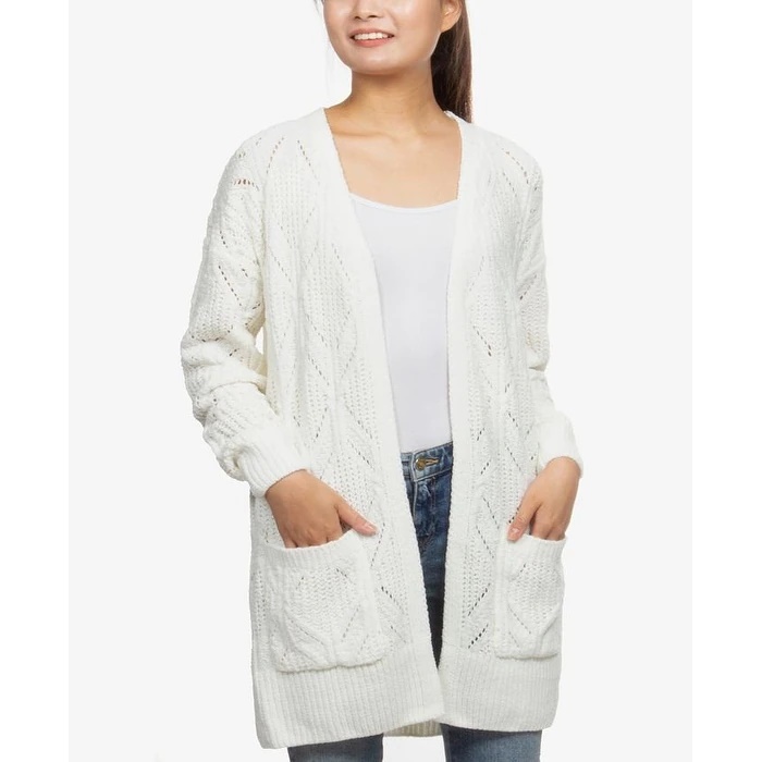 Hippie Rose Junior's Chenille Cardigan 