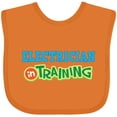 thumbnail image 3 of Inktastic Electrician in Training Boys or Girls Baby Bib, 3 of 4