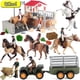 thumbnail image 2 of Juguete de caballo de simulación, Jinete ecuestre, modelo de Animal de granja, figura de acción de granja, decoración, juguetes educativos tempranos para niños QYM unisex, 2 of 2
