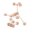 thumbnail image 1 of 60pcs Fort Building Construction Toys DIY Builder With Rods & Links, 1 of 8