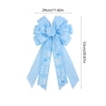 thumbnail image 3 of Spring Floral Ribbon Bow with Wire Edged Design DIY Home Decor Craft for Wreath Making Seasonal Decoration Vibrant Colors Gift Wrapping Party Wedding Event Embellishment Handmade Accent, 3 of 6
